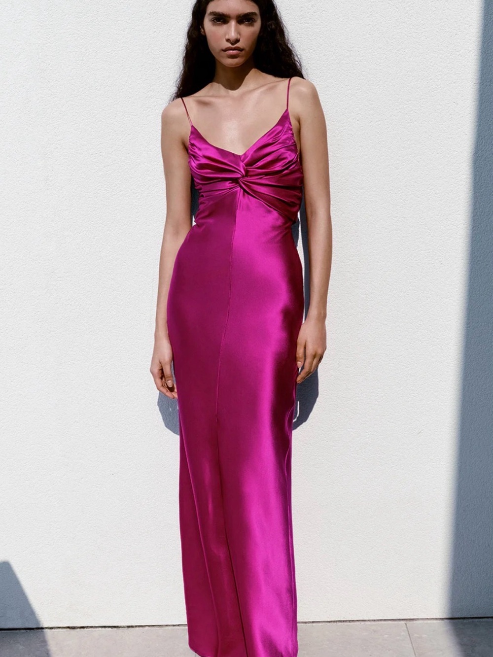 TOVE Athena Purple Draped Evening Dress - Women's Formal Gown
